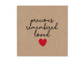 Baby Loss Card, Sympathy Card,  Stillbirth, Miscarriage Card
