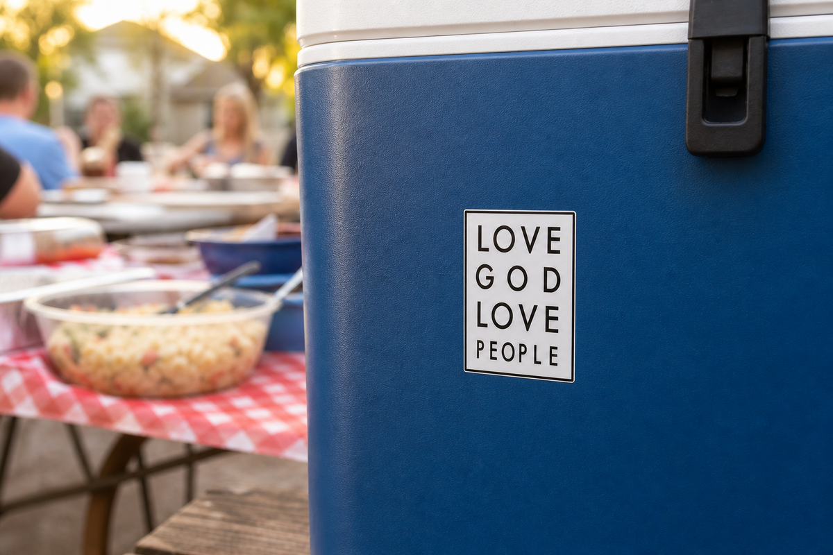 Love God Love People | Sticker