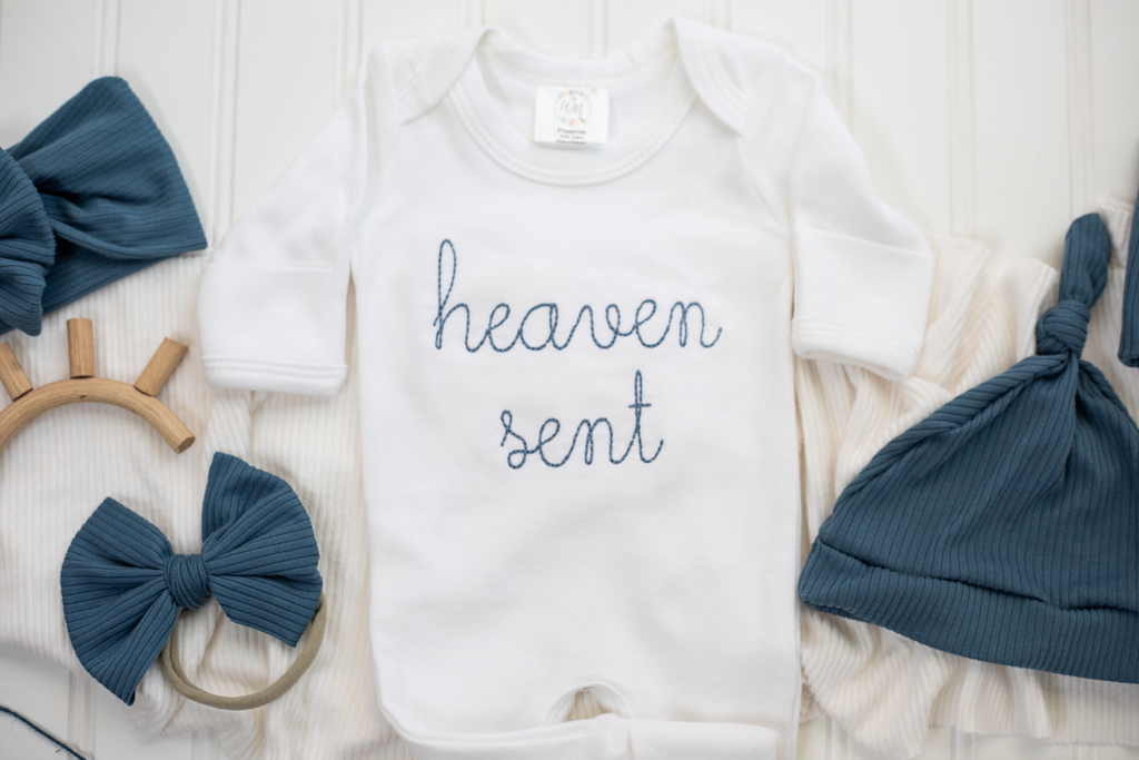 Baby Romper | Heaven Sent Blue