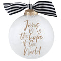 🎄 LCP Christmas Ornament Glitter Bauble Jesus
