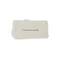 I am kind to myself affirmation card
