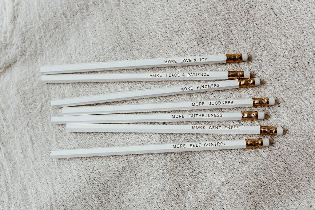 The Fruit of the Spirit Set | Encouraging Faith Pencils