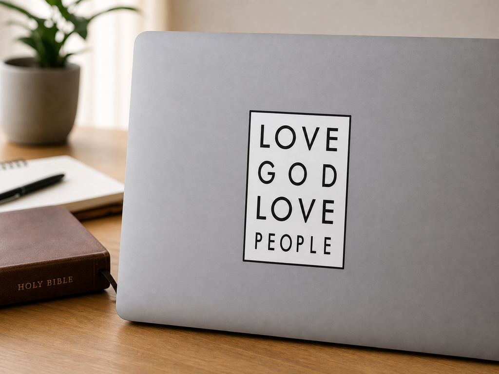 Love God Love People | Sticker