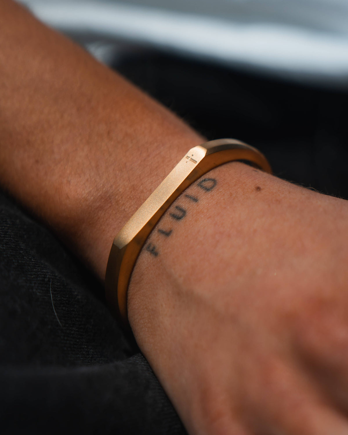 Gold Cross Bracelet