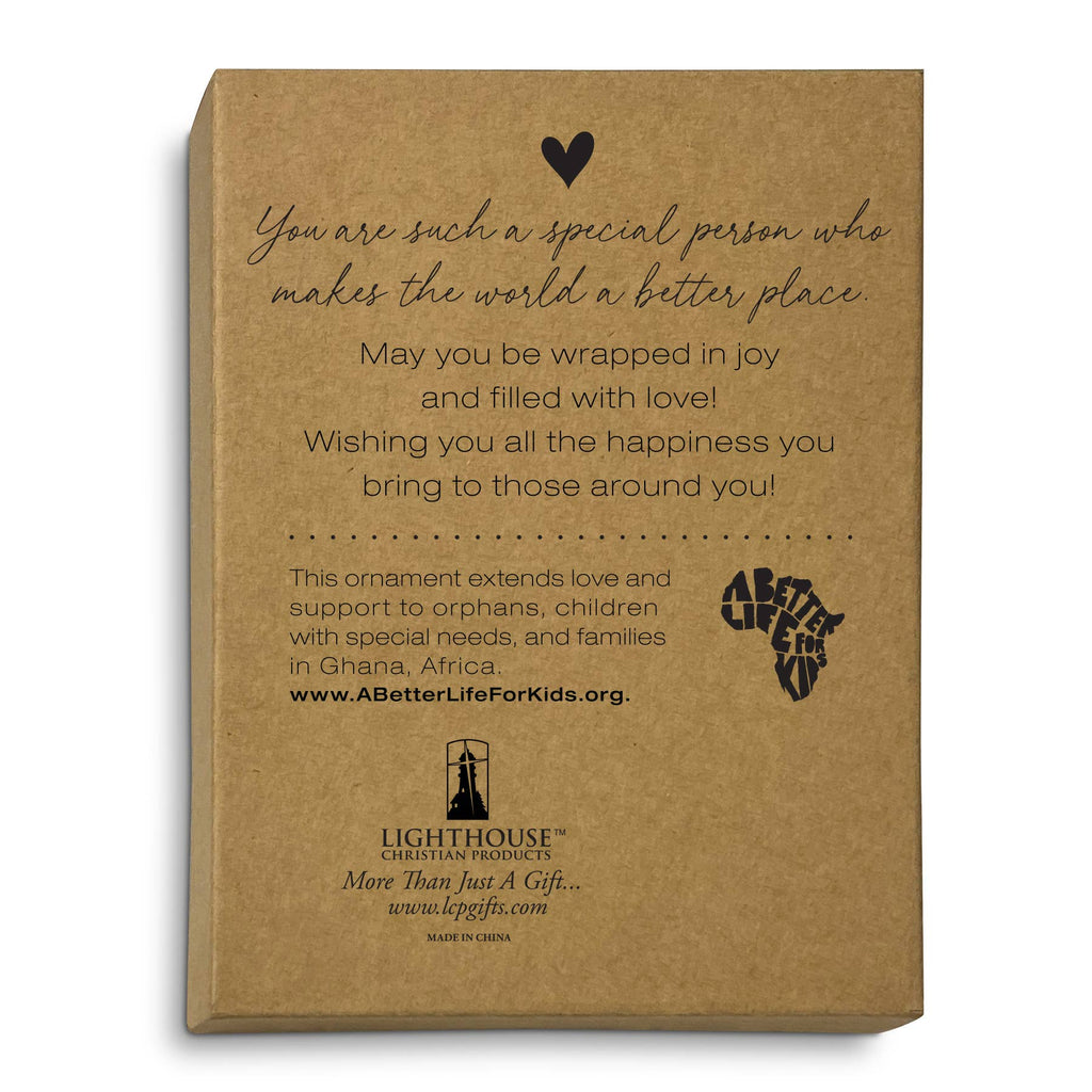 LCP Christmas Ornament So Loved Friend Heart