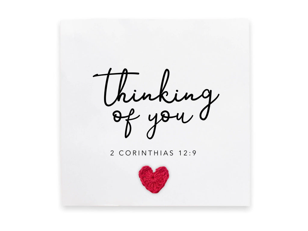 Christian thinking of you Card,  Simple sympathy Card