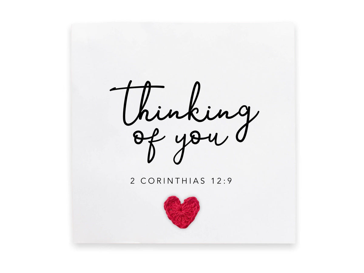 Christian thinking of you Card,  Simple sympathy Card