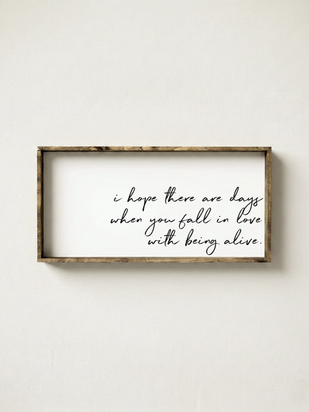 I Hope There Are Days Framed Print - Positive Quote Wall Art