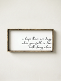 I Hope There Are Days Framed Print - Positive Quote Wall Art