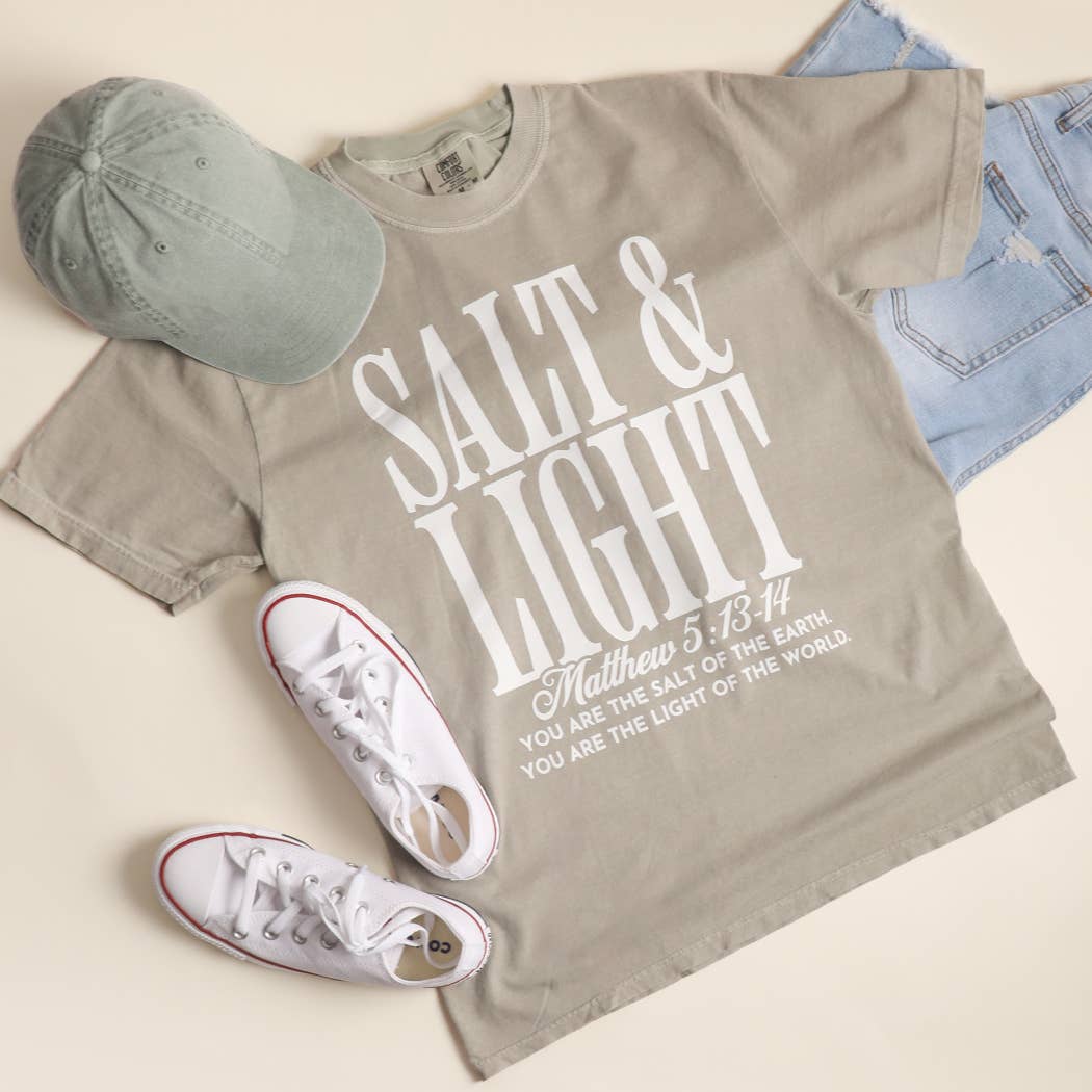 SALT & LIGHT Garment-Dyed Heavy T-Shirt