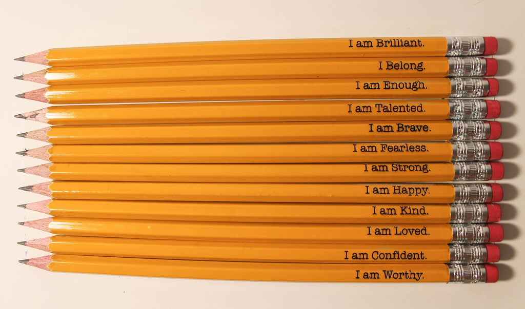 I AM 2.0 Affirmation Pencils