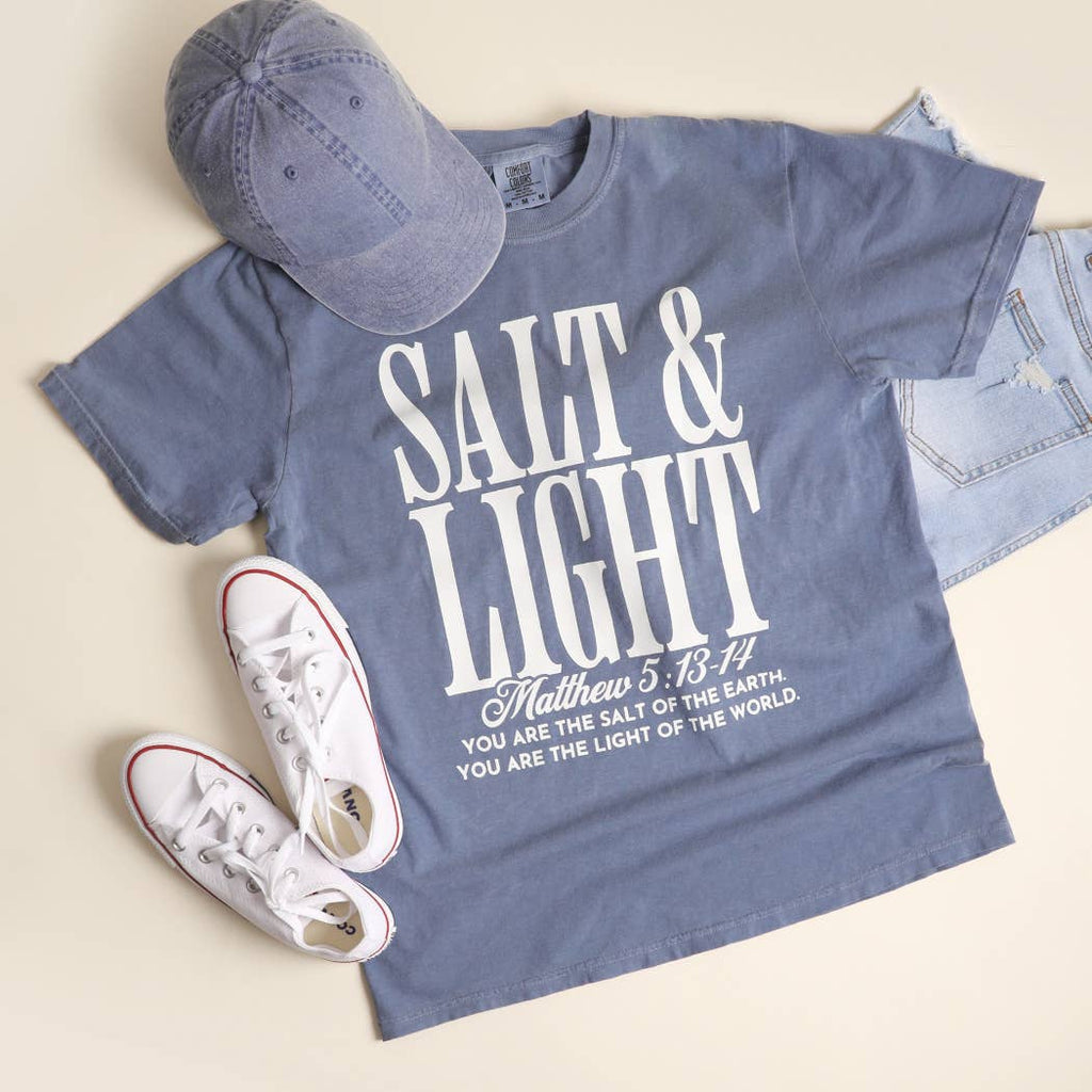 SALT & LIGHT Garment-Dyed Heavy T-Shirt