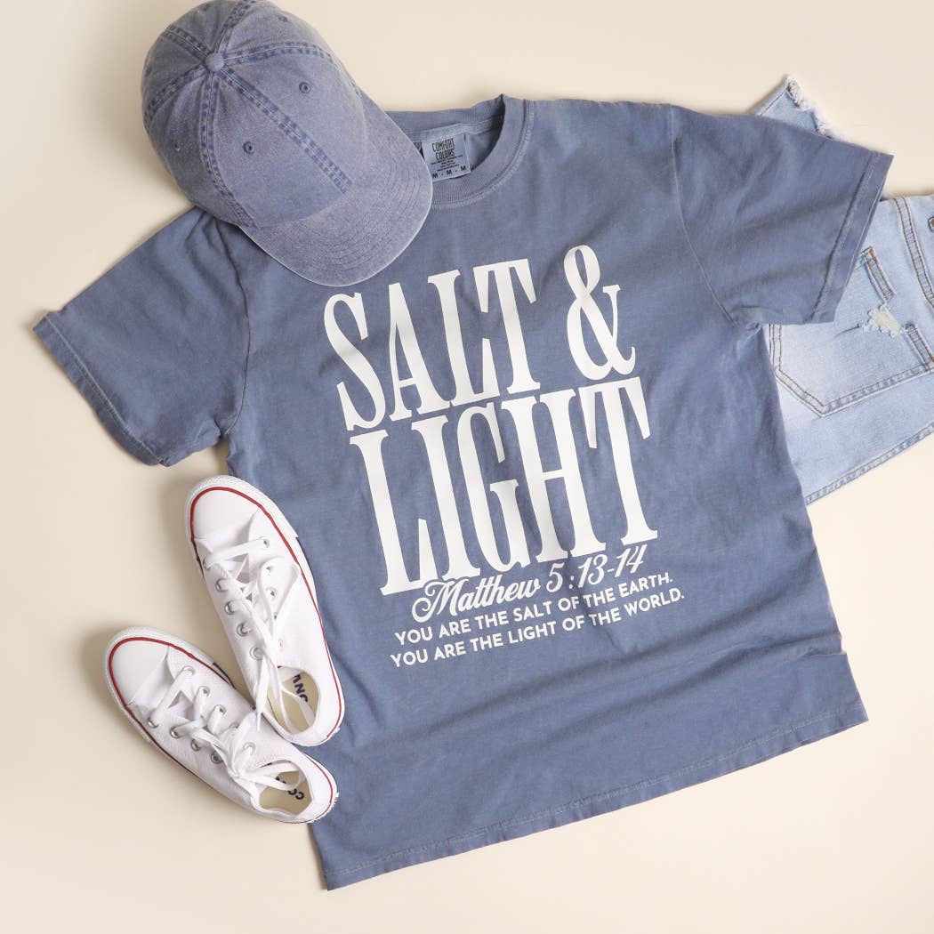 SALT & LIGHT Garment-Dyed Heavy T-Shirt