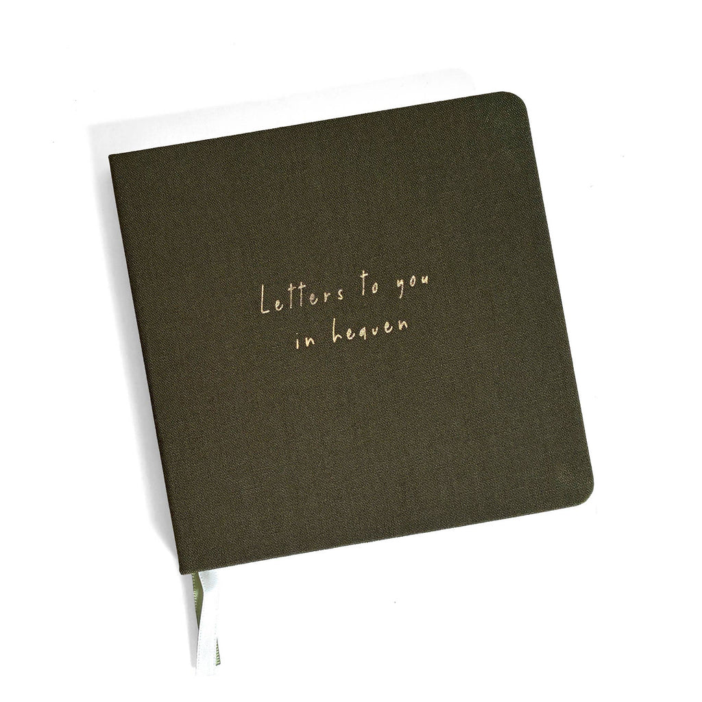 Letters to You in Heaven Linen Notebook | Grief Journal