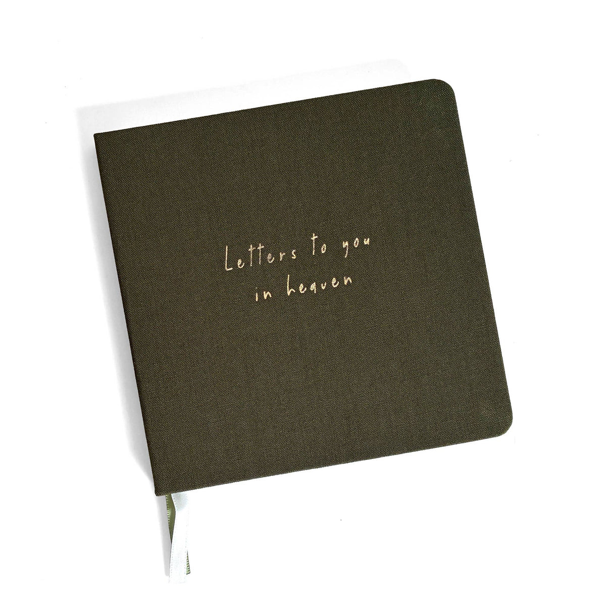 Letters to You in Heaven Linen Notebook | Grief Journal