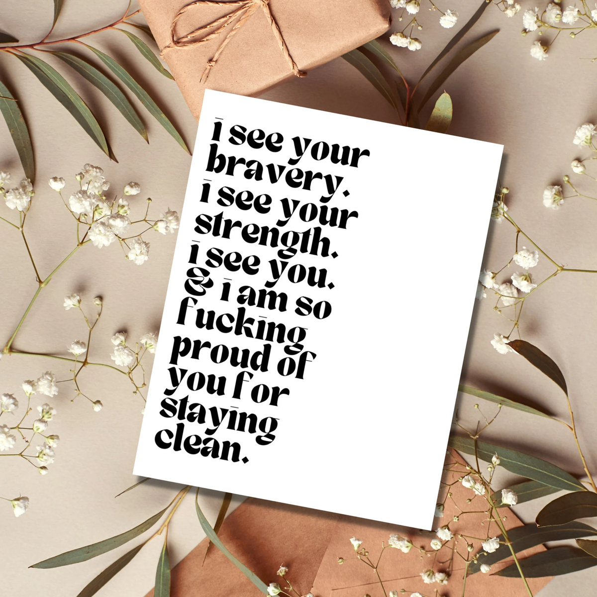 I See You NA Recovery Card
