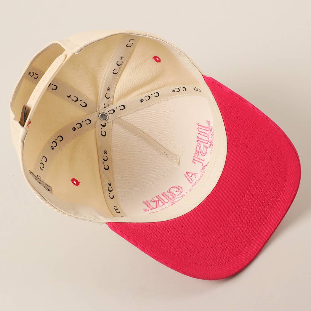 Just A Girl Who Loves Jesus Embroidery Trucker Hat