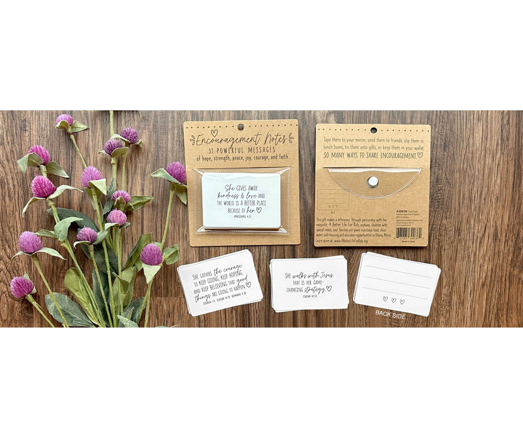 LCP Encouragement Note Cards She Inspires