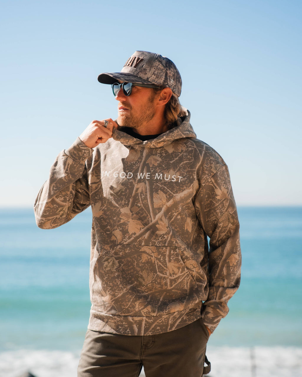 'Jesus is King' Camo Hoodie
