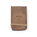 Mini Bucket List Leather Journal - 4"x6"