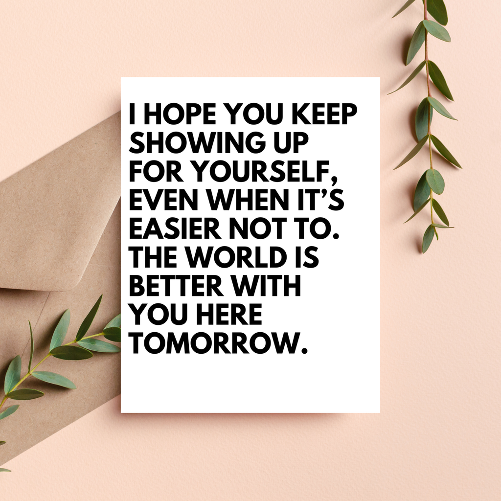 Encouragement Mental Health Support Card Thinking of You
