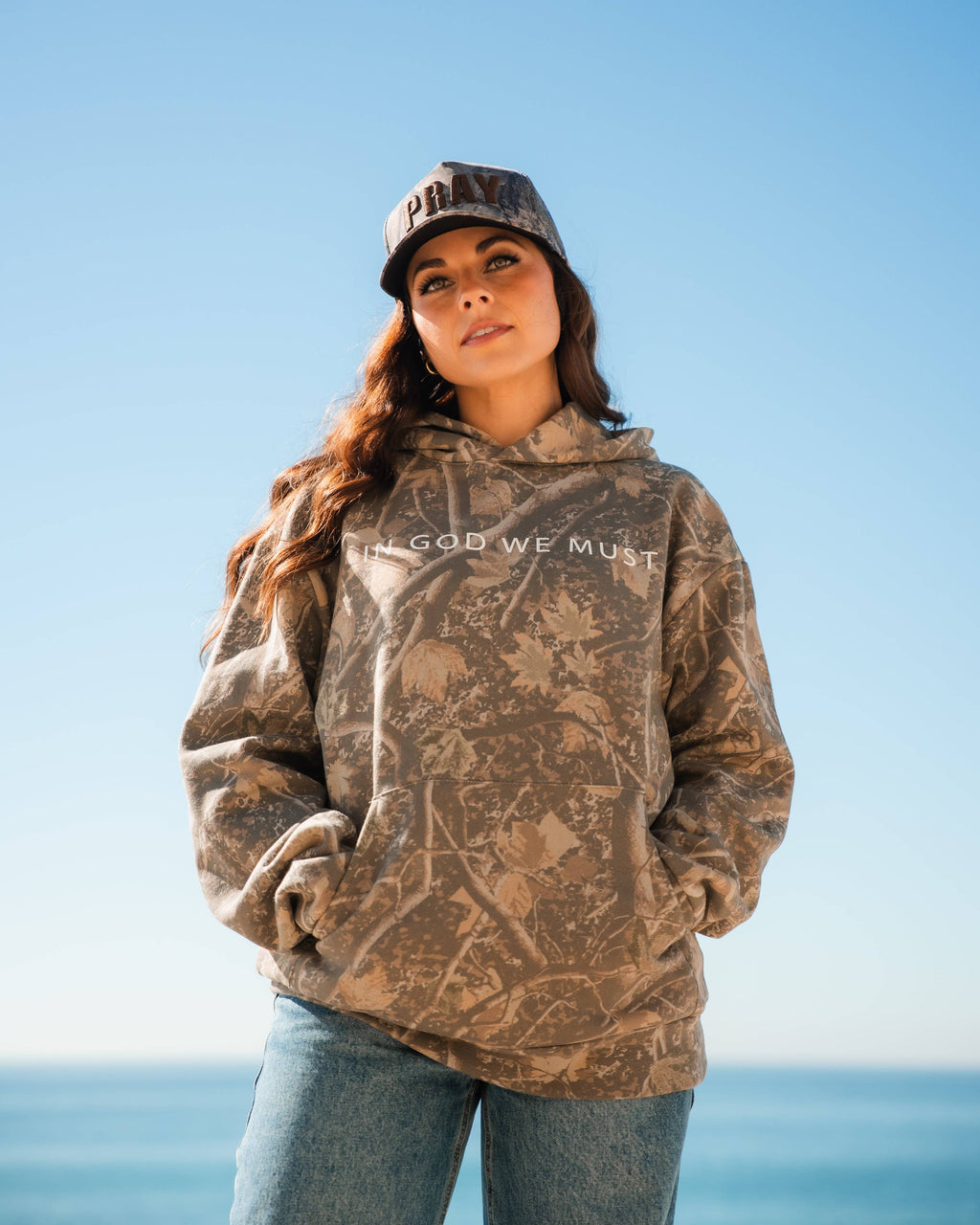 'Jesus is King' Camo Hoodie