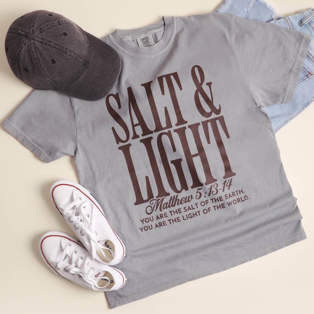 SALT & LIGHT Garment-Dyed Heavy T-Shirt