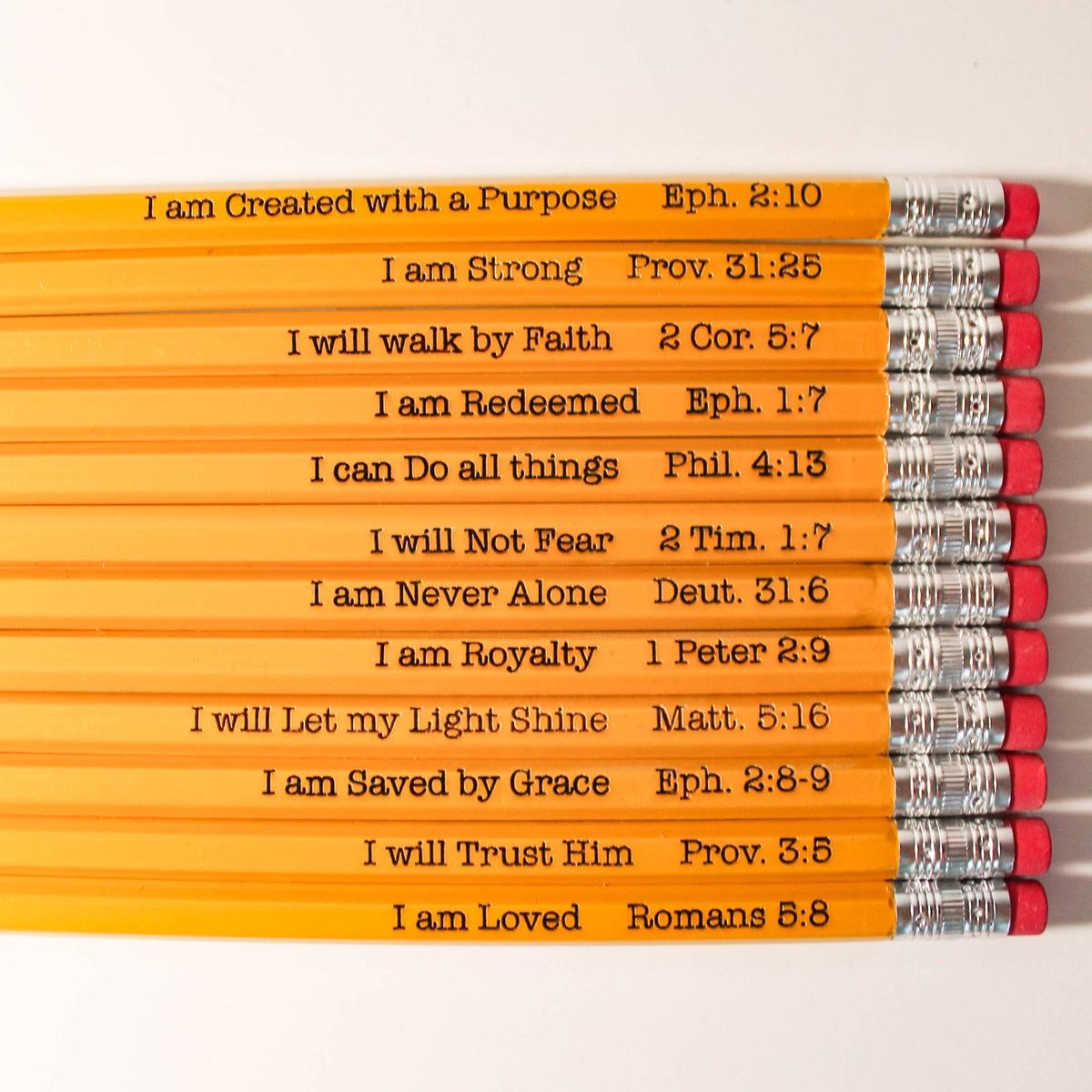 Faith Verse Pencils