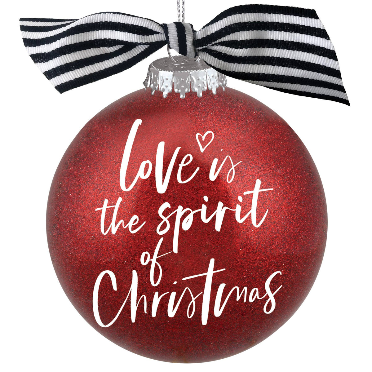 🎄 LCP Christmas Ornament Glitter Bauble Love