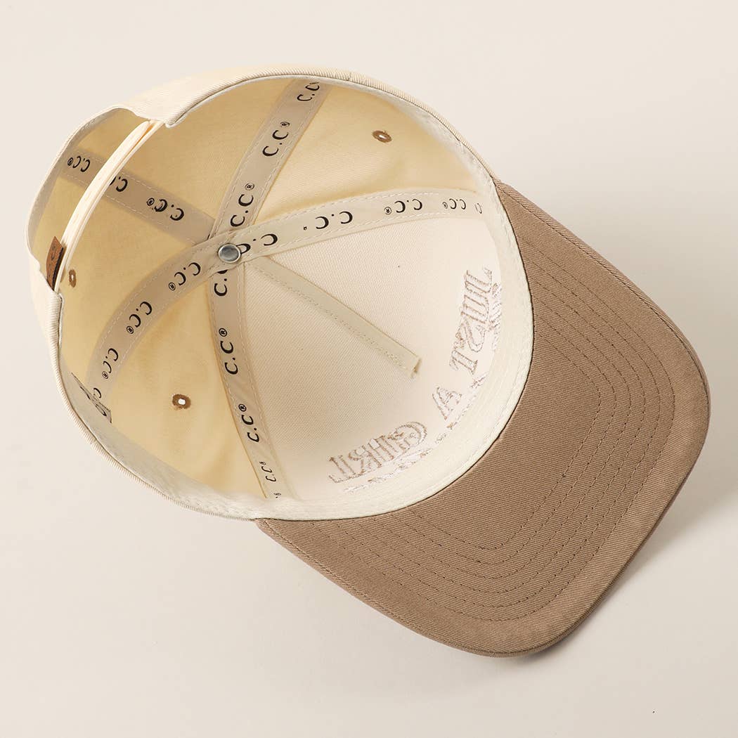 Just A Girl Who Loves Jesus Embroidery Trucker Hat