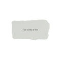 I am worthy of love affirmation card