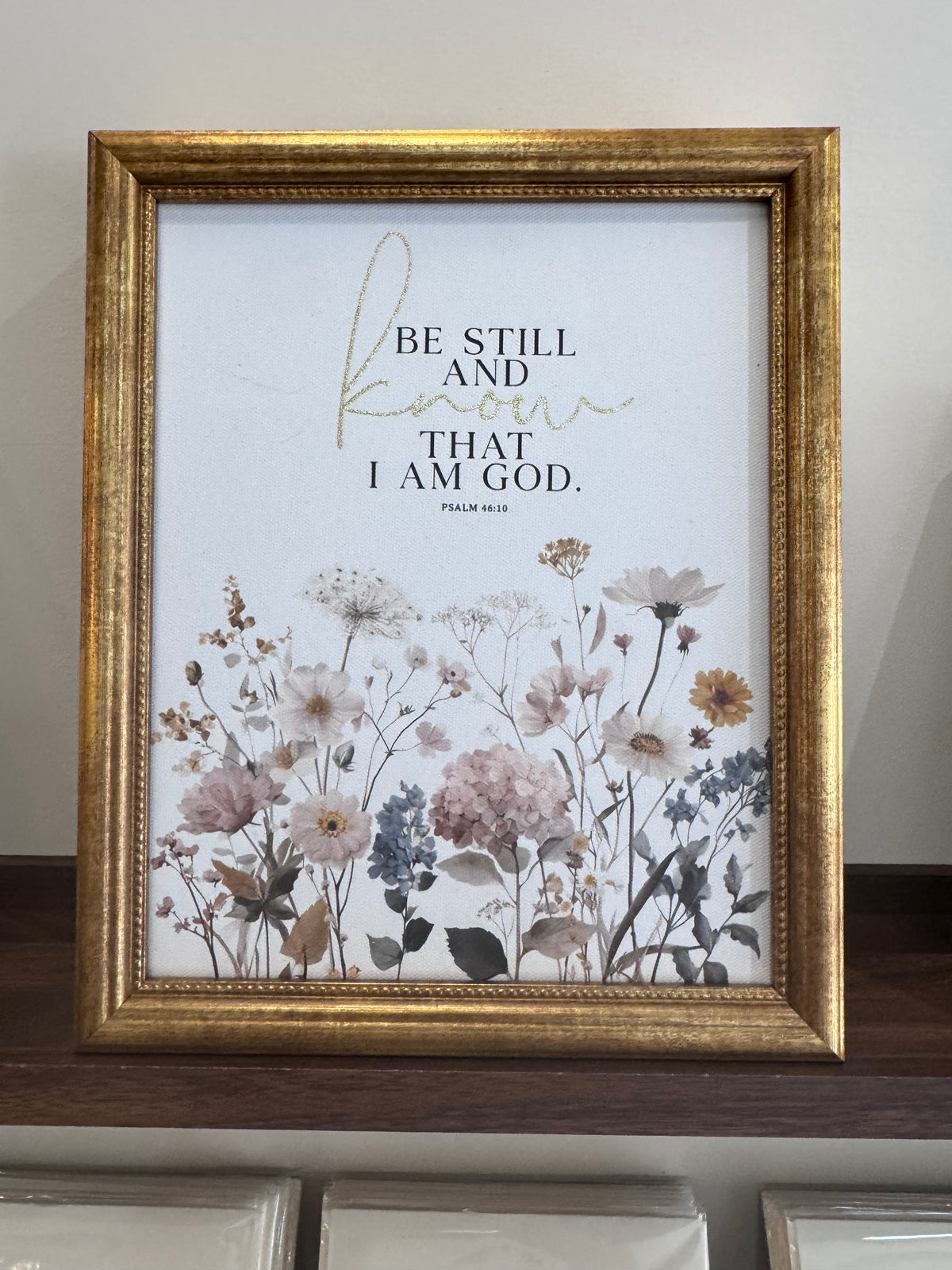 Be Still Wall Art