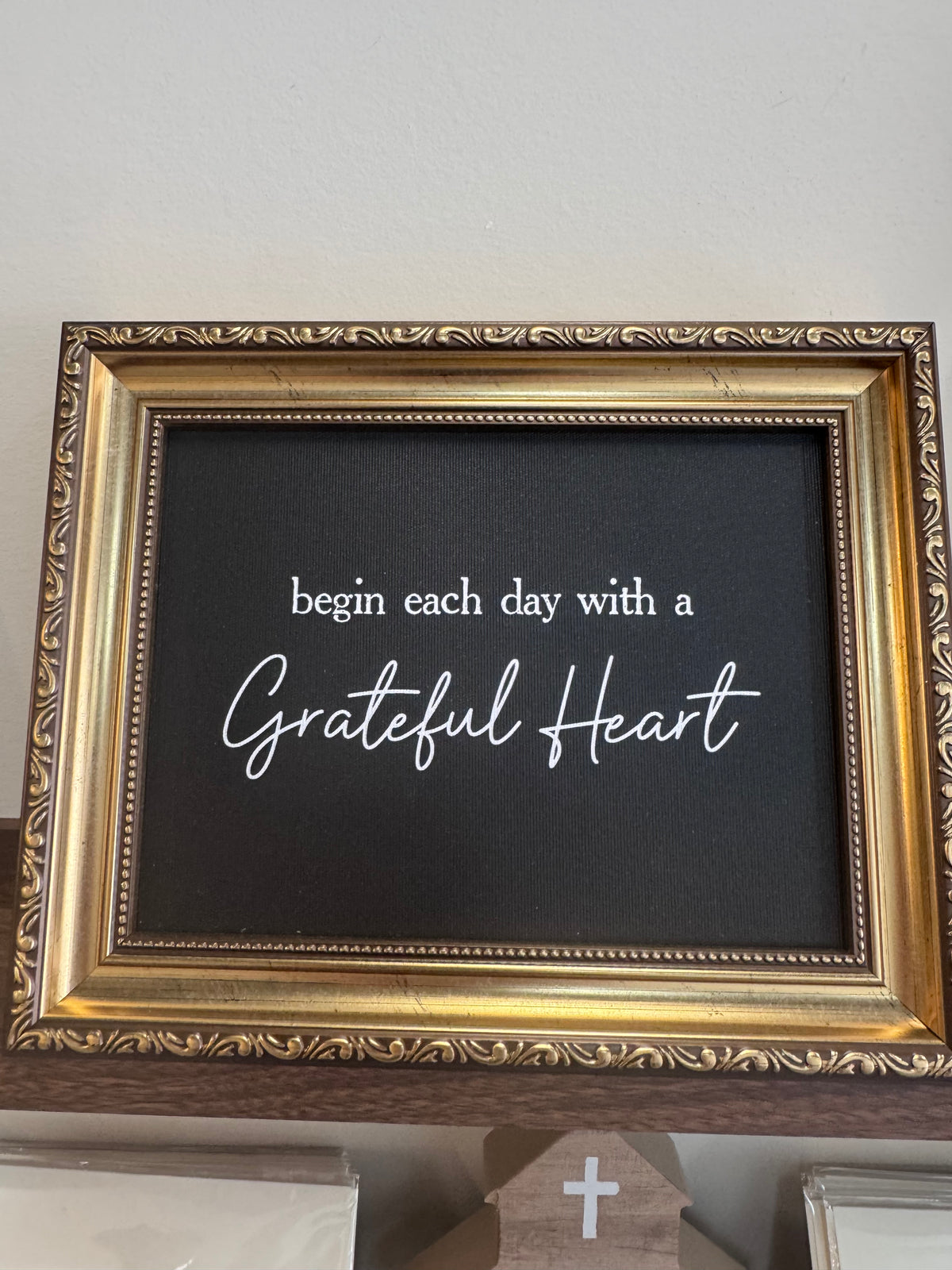Begin Each Day - Wall Art