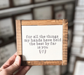 For All The Things mini