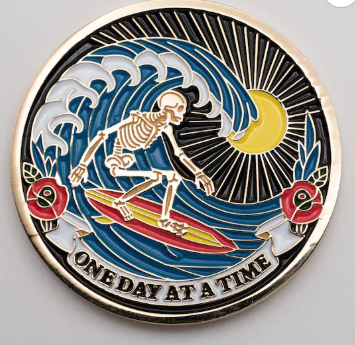 Hunter Burson Sobriety Medallion