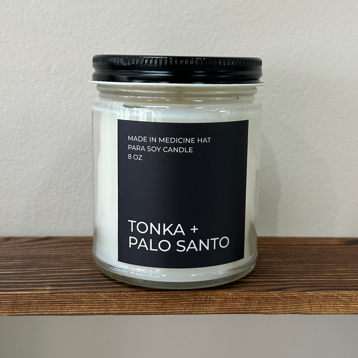 Tonka + Palo Santo  8 oz. Candle