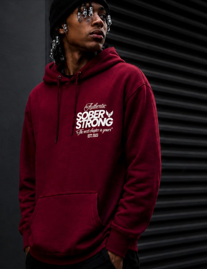 SOBER STRONG - Authentic Hoodie