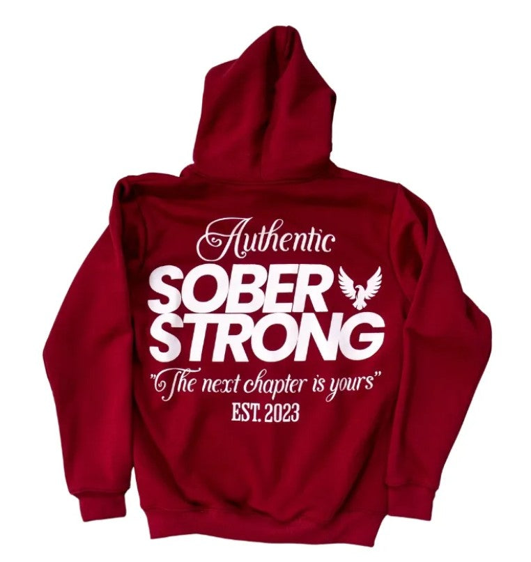 SOBER STRONG - Authentic Hoodie