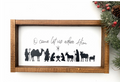 "O Come Let Us Adore Him" Wood Sign