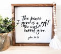 The Peace I Give Sign