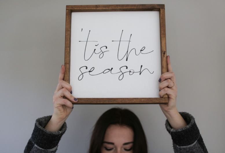 "Tis The Season" Wood Sign