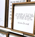 "We Make A Living" Wood Sign