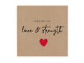 Sending you love and strength, Sympathy Card, Feel Better So
