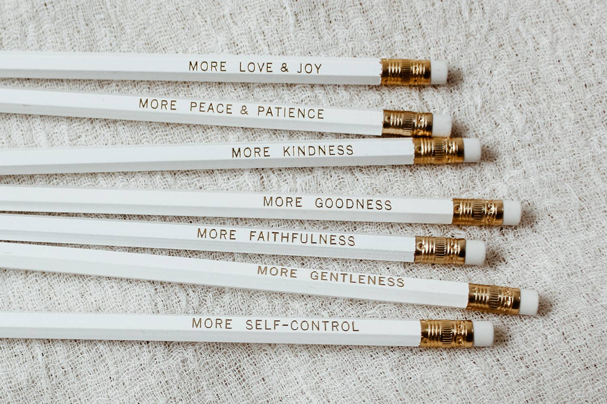 The Fruit of the Spirit Set | Encouraging Faith Pencils