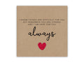 Here For You Always Card, Sympathy Card, Feel Better Soon