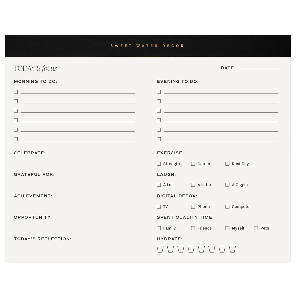 Self Care Notepad - Stationery and Gifts