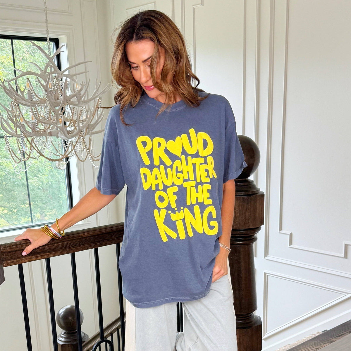 Proud Daughter Of The King Puff Tee