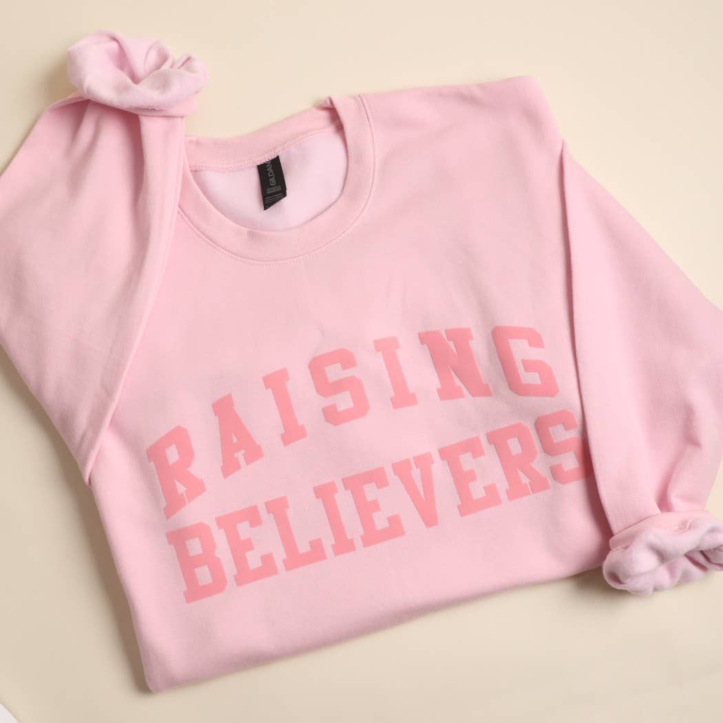 RAISING BELIEVERS Crewneck Midweight Sweatshirt