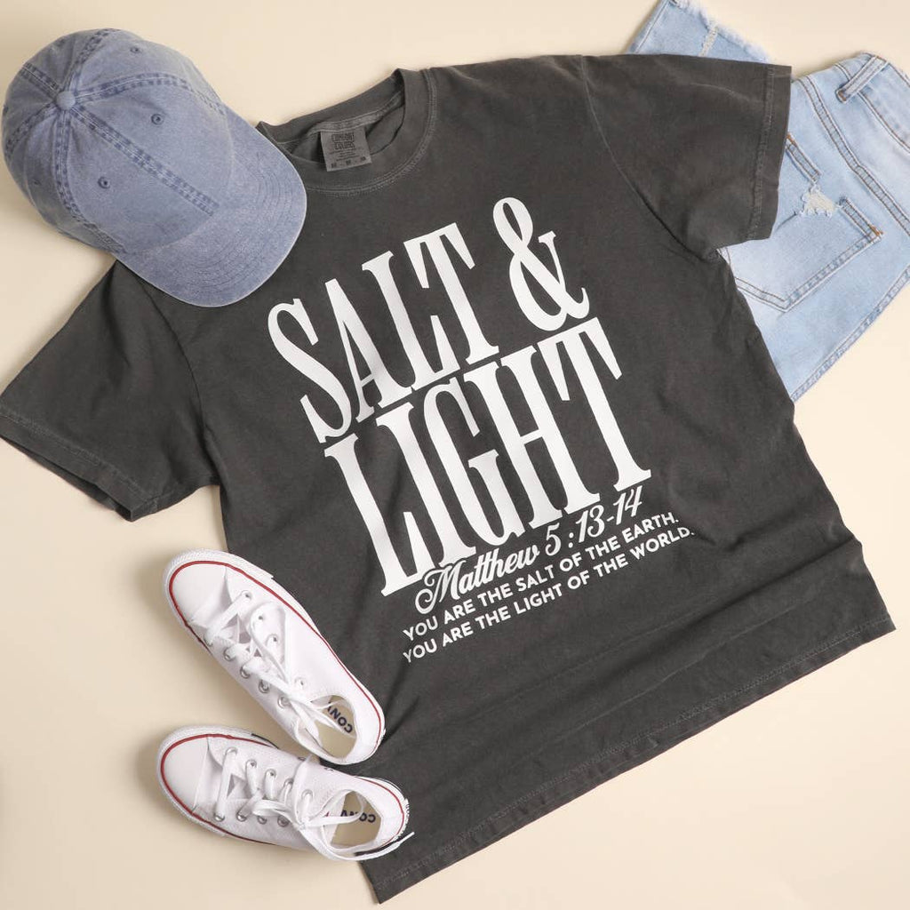 SALT & LIGHT Garment-Dyed Heavy T-Shirt