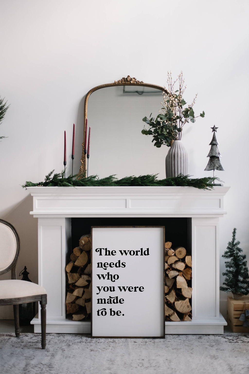 The World Needs Who You Were Made To Be Framed Print